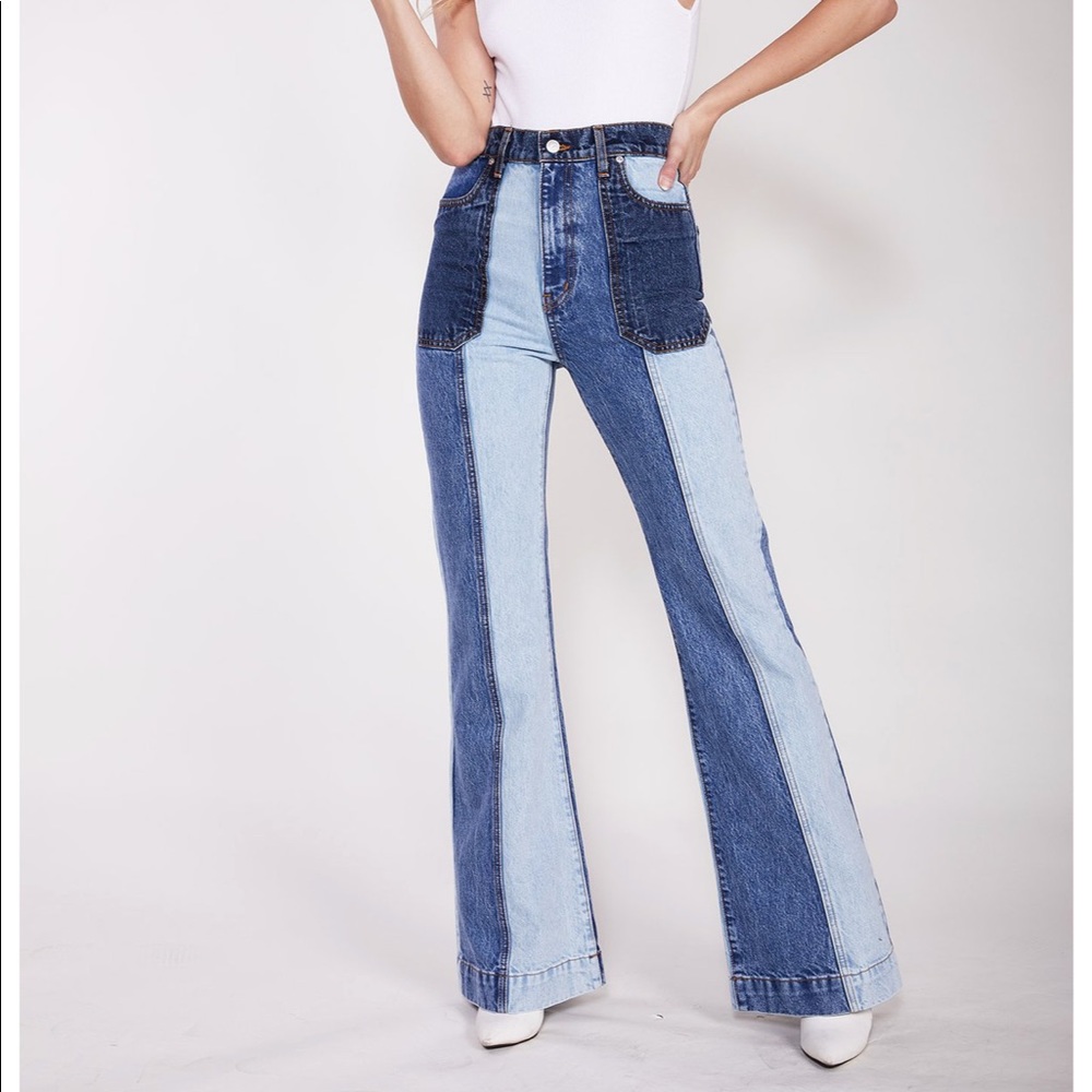 Revive Denim Woodstock Flares size 24